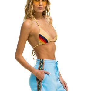 Aviator Nation Blue Lighting Bolt Shorts